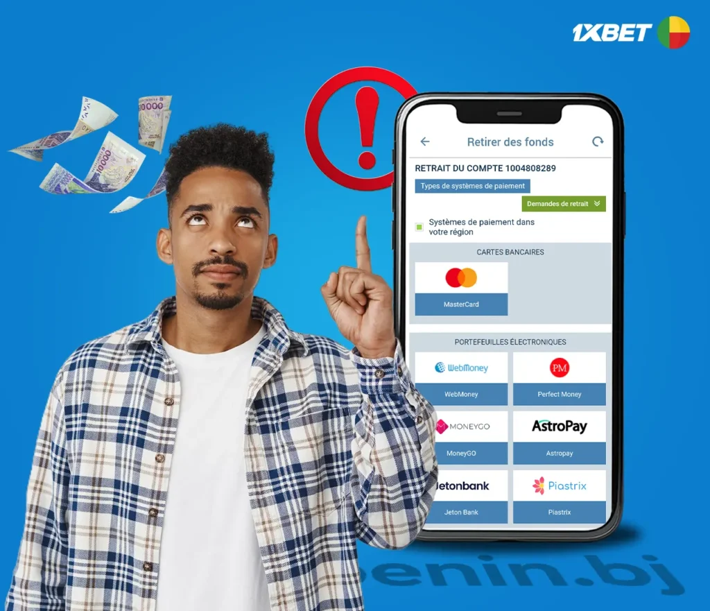 1xBet Délai de retrait