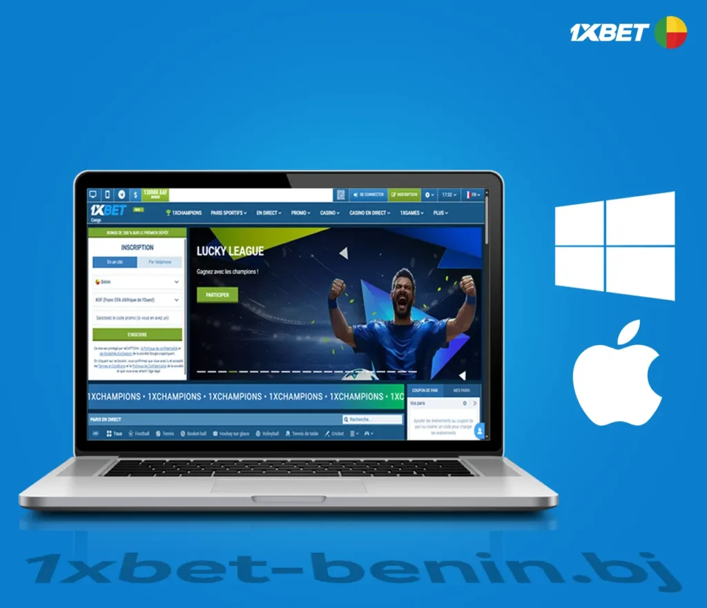 Client PC 1xBet pour Windows et macOS