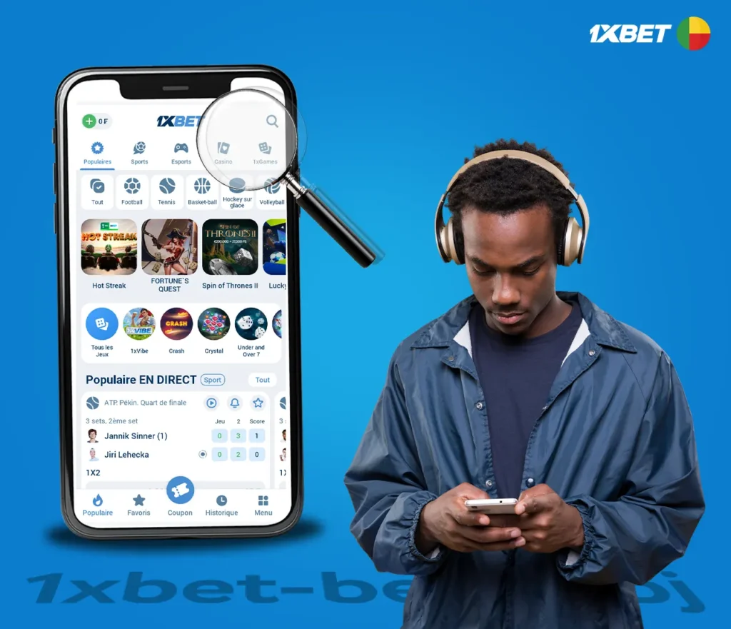 Processus de vérification du compte 1xBet Bénin