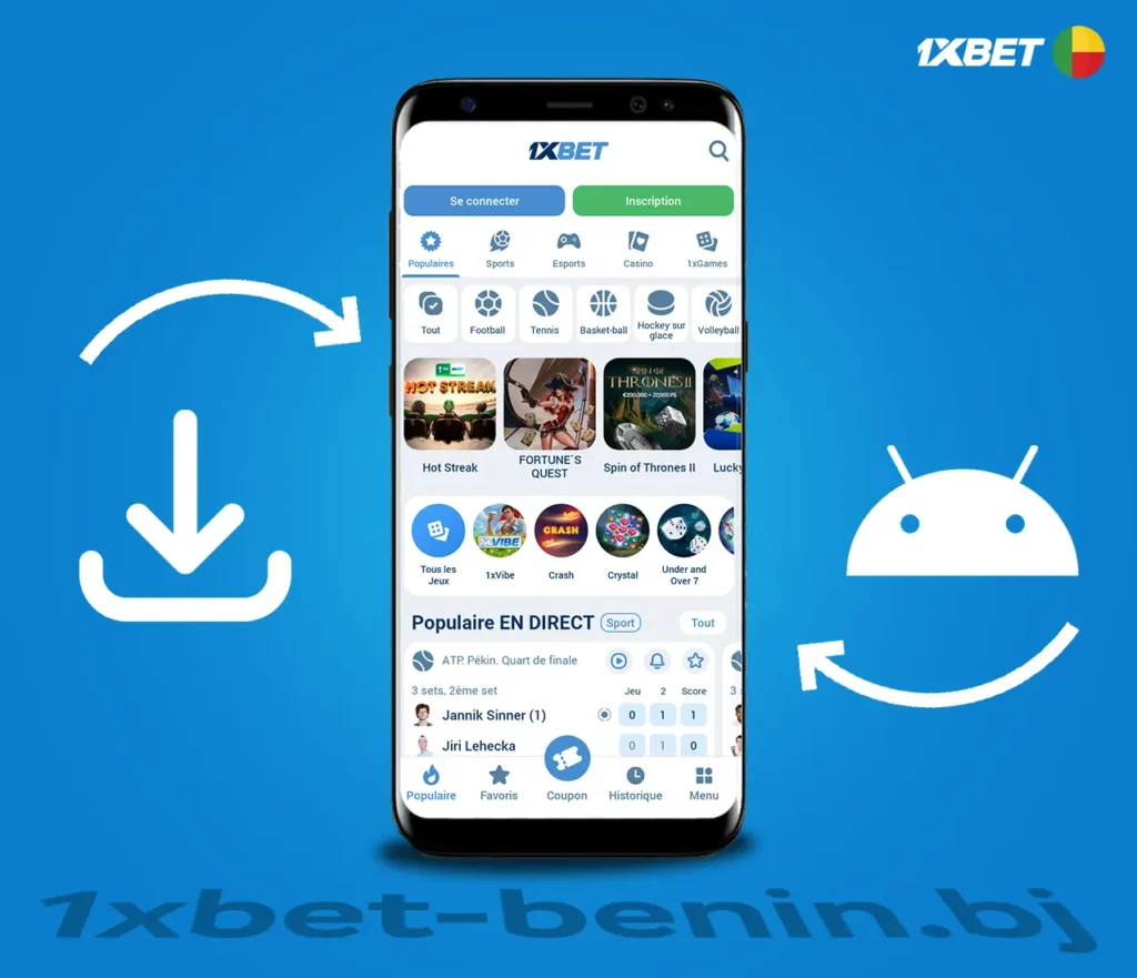 Télécharger 1xBet Bj APK pour Android